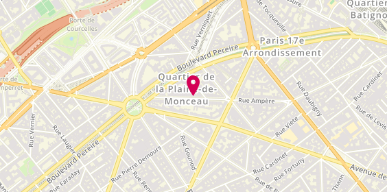 Plan de Moovcard, 46 Rue Ampère, 75017 Paris