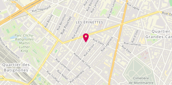Plan de Taxi Express Paris, 37 Rue des Apennins, 75017 Paris