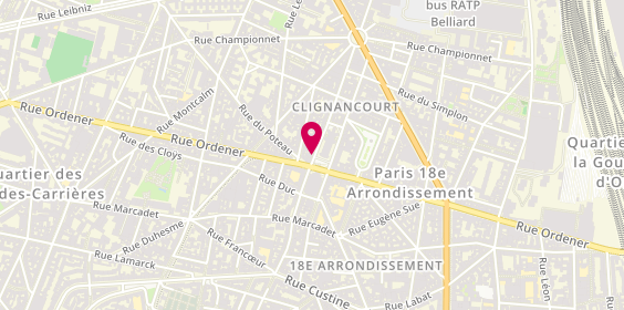 Plan de Eurolimousines, 79 Rue du Mont Cenis, 75018 Paris