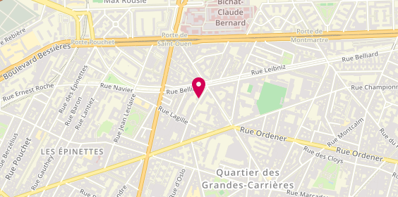 Plan de Antonio Diamantino, 20 Rue Firmin Gilot, 75015 Paris