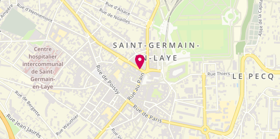 Plan de Asso. Artisans Taxis Radio de Saint-Germain-En-Laye, 3 Rue de la République, 78100 Saint-Germain-en-Laye
