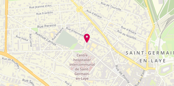 Plan de Taxiservices78, 11 Rue d'Alger, 78100 Saint-Germain-en-Laye