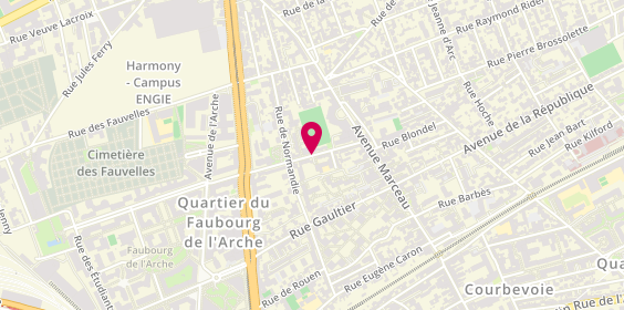 Plan de El Bouchtaoui Abderrahim, 51 Rue Emile Deschanel, 92400 Courbevoie
