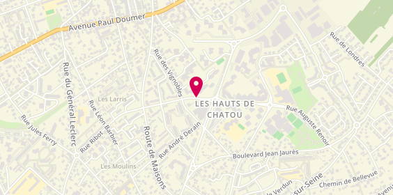 Plan de Thorez Stéphan, 8 Rue Auguste Renoir, 78400 Chatou