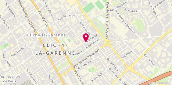 Plan de Jetlag Services, 38 Rue Palloy, 92110 Clichy