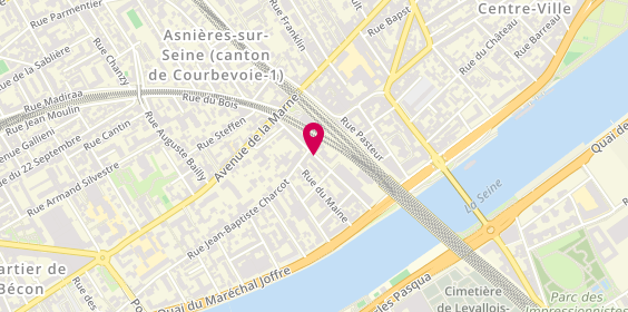 Plan de Kaci - chaouche Omar, 23 Rue Bretagne, 92600 Asnières-sur-Seine