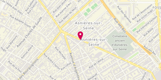 Plan de Oun Amna, 1 Square Chalgrin, 92600 Asnières-sur-Seine