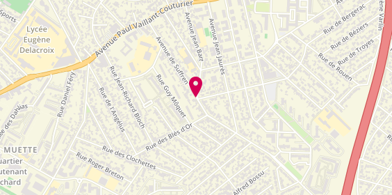 Plan de Taxi Services, 58 Avenue de Suffren, 93150 Le Blanc-Mesnil