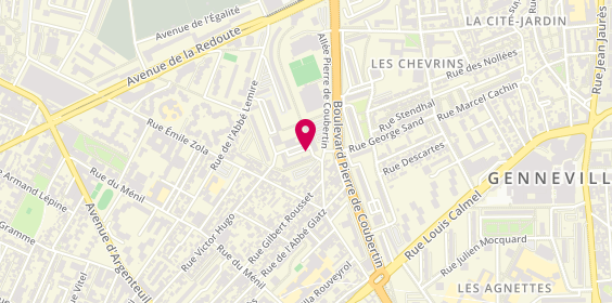 Plan de Taxi slimani, 25 Place le Vau, 92600 Asnières-sur-Seine