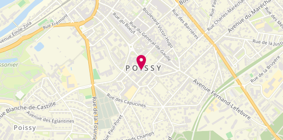 Plan de Abbaye Taxis Poissy, Place République Mairie de Poissy, 78300 Poissy