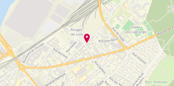 Plan de Taxi Rocha, 9 Rue Jean Bouin, 78300 Poissy