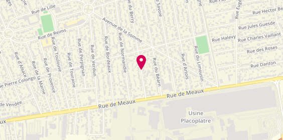 Plan de Zoukaghe Ahmed, 135 Rue Berry, 93290 Tremblay-en-France