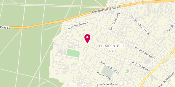 Plan de Richard Karl, 28 Boulevard Pasteur, 78600 Le Mesnil-le-Roi