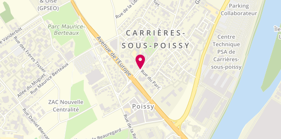 Plan de AB Taxi Carrières sous Poissy, Avenue Ernest Joly, 78955 Carrières-sous-Poissy