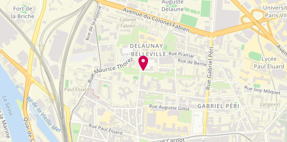 Plan de Langlois Fabrice, 4 Place Gaston Dourdin, 93200 Saint-Denis