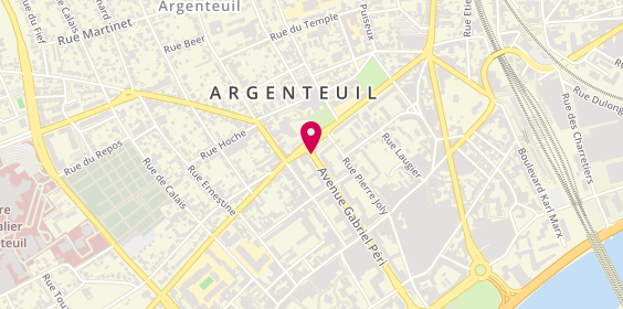 Plan de Taxi Affaires 95, 85 Avenue Gabriel Péri, 95100 Argenteuil