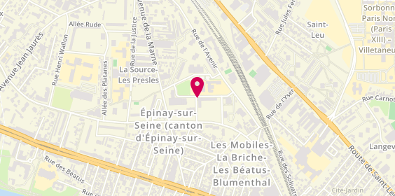 Plan de Bah Mamadou, 9 Rue François Couperin le Grand, 93800 Épinay-sur-Seine