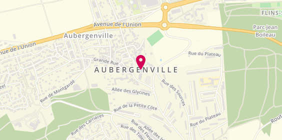 Plan de Aubertaxi 78, Gare Sncf, 78410 Aubergenville