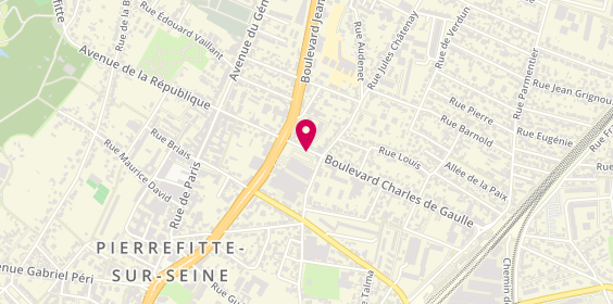 Plan de Hamani Djamal, 48 Boulevard Charles de Gaulle, 93380 Pierrefitte-sur-Seine