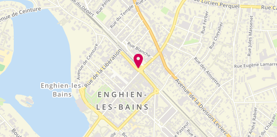 Plan de Alain Renard Taxi Enghien, 1 Rue de l'Arrivée, 95880 Enghien-les-Bains