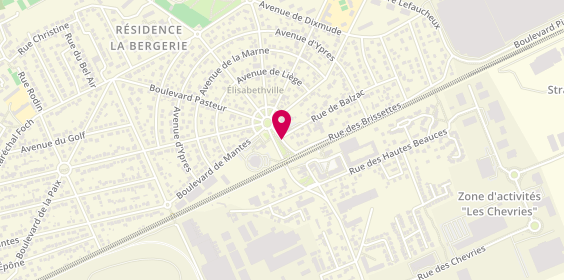 Plan de Aubertaxi - Thierry Saadoun, Place de la Gare, 78410 Aubergenville