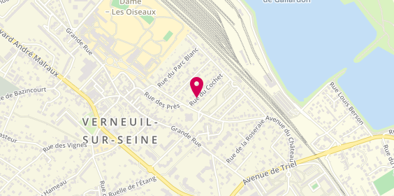 Plan de Dias Fernando, Taxi de Verneuil Sur Seine 7 Rue Cochet, 78480 Verneuil-sur-Seine