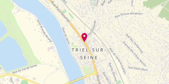 Plan de Les Taxis des Rives de Seine, 11 Chemin des Gaillard, 78510 Triel-sur-Seine