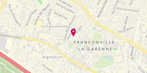 Plan de Taxi conventionne sécurité sociale Franconville 95, 8 Allée des Marronniers, 95430 Butry-sur-Oise