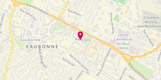 Plan de Acces Taxis, 35 Rue Soisy, 95600 Eaubonne