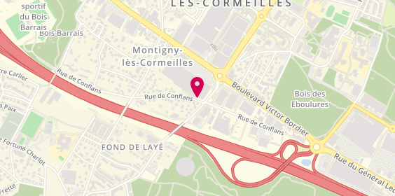 Plan de Bouazza Lakhlafa, 155 Rue de Conflans, 95370 Montigny-lès-Cormeilles