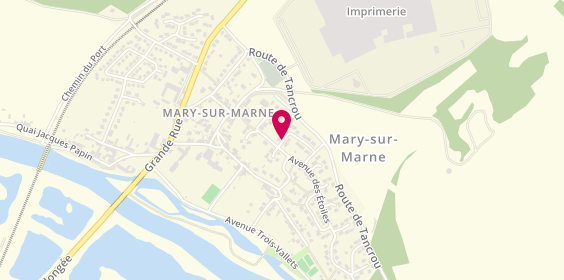 Plan de Taxi Serazin, 2 Rue Aurore, 77440 Mary-sur-Marne