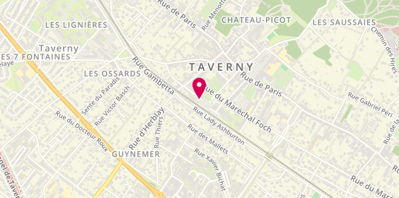 Plan de Dave Taxi, Place Gare, 95150 Taverny
