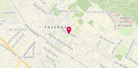 Plan de Taxi Taverny - Taxi Allure, 185 Rue de Paris, 95150 Taverny