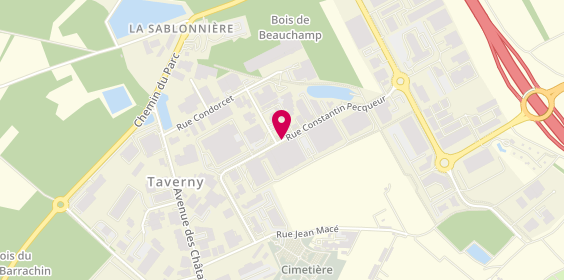 Plan de Association des Artisans Taxis de Taverny, 43 Rue Constantin Pecqueur, 95150 Taverny