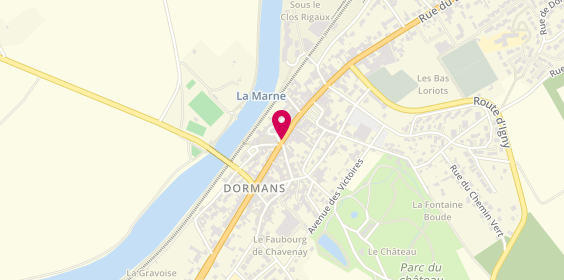 Plan de Lamarle Taxis, 9 Rue Alfred Bailly, 51700 Dormans