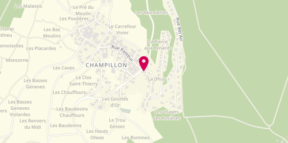 Plan de Taxi de Champillon, 1 Rue Chamisso, 51160 Champillon