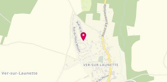 Plan de Taxi Laurent, 17 Rue Forêt, 60950 Ver-sur-Launette