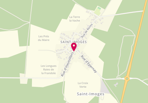Plan de Taxi Tmr, 15 Rue Foret, 51160 Saint-Imoges