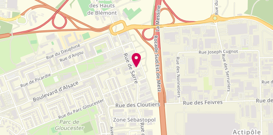 Plan de LD-Privileges, 25 Rue de Sarre, 57000 Metz