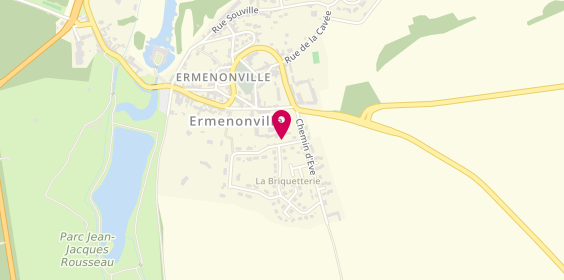 Plan de Taxi Ermenonville, 10 Rue du Cornouiller, 60950 Ermenonville
