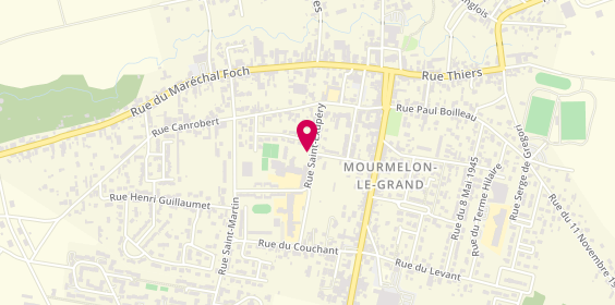 Plan de Taxi christelle, 8 Rue St Exupéry, 51400 Mourmelon-le-Grand