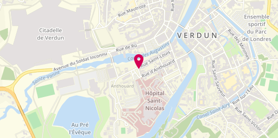 Plan de Ambulances d'Anthouard, 8 Place Saint-Nicolas, 55100 Verdun