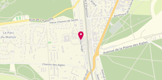 Plan de Bulo Maxime, 36 Bis Rue Victor Hugo, 60500 Chantilly