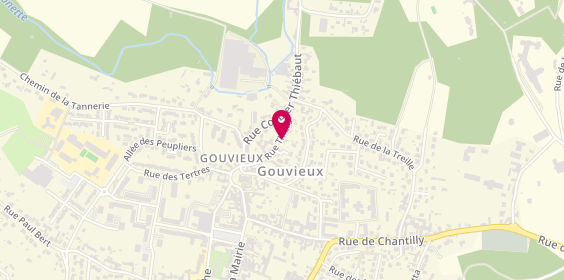 Plan de Taxi Bruno Chantilly, 12 Rue Thiers, 60270 Gouvieux