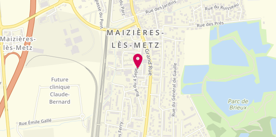 Plan de Taxi Geng, 5 Rue Françoise Giroud, 57280 Maizières-lès-Metz