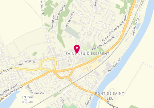 Plan de Taxi Christian, 2 Rue Jean Moulin, 60340 Saint-Leu-d'Esserent