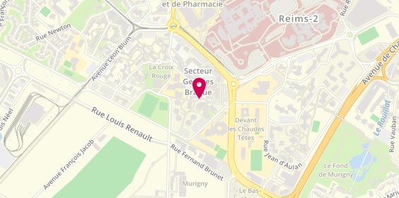 Plan de Allo Taxi Rout', 15 Place Toulouse Lautrec, 51100 Reims