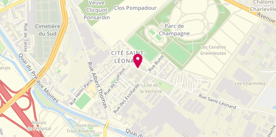 Plan de Aid Taxi, 19 Rue Saint Léonard, 51100 Reims