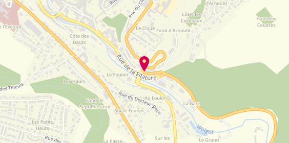 Plan de Taxi Hôtel Ancona-Aster, 63 Rue Metz, 54150 Briey