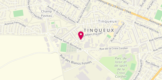 Plan de Taxis Sympa, 4 Rue Marguerite Moréno, 51430 Tinqueux